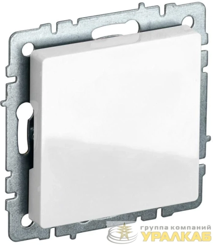 Заглушка с суппортом BRITE МЗ10-БрБ механизм бел. IEK BR-PL10-K01 детальная картинка