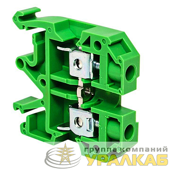 Колодка клеммная JXB-2.5/35 (25а) зел. EKF plc-jxb-2.5/35gn