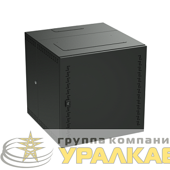 Шкаф телекоммуникационный навесной 16U (800х600х650) дверь стекло RAL9005 DKC R5STI1665MTB