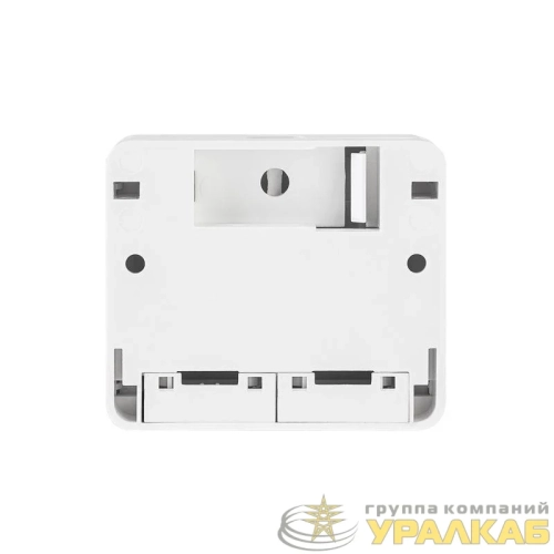Корпус настенной розетки под 2 модуля Keystone Jack бел. Rexant 