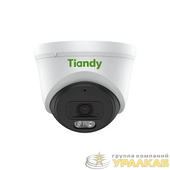 Видеокамера IP Turret 4мпх 2.8мм с микрофоном POE/12V LED/IR TC-C34XN I3W/E/Y/2.8mm/V4.2 Tiandy 00-01021223