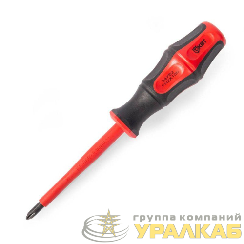 Отвертка диэлектрическая "Профи" PH2х100 КВТ 