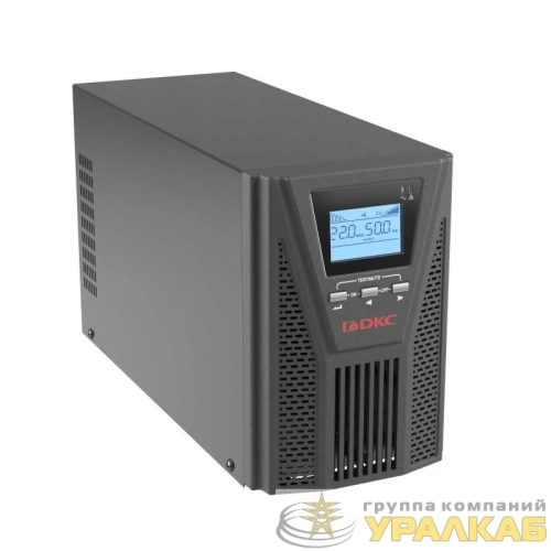 Источник бесперебойного питания Онлайн для Small Tower 1000ВА/900Вт клеммы EPO USB RS-232 RJ45 3x7А.ч DKC 