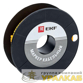 Маркер каб. 4.0кв.мм "7" (ЕС-2) (уп.500шт) EKF plc-KM-4-7