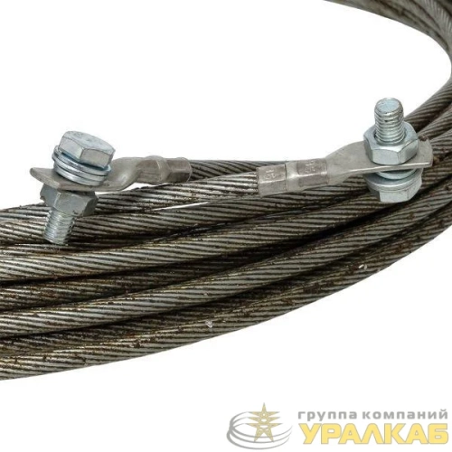 Трос стальной грозозащитный 50кв.мм (уп.25м) EKF lp-d3050 детальная картинка