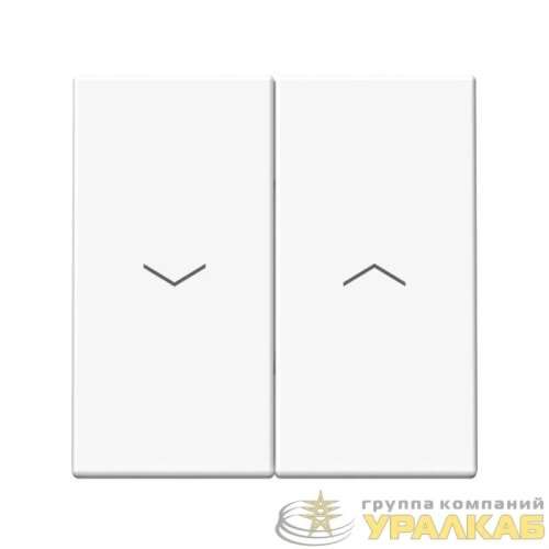 Выключатель для жалюзи 2-кл. ArtGallery 2х (сх. 4) 10А быстрозажим. клем. механизм бел. SE 