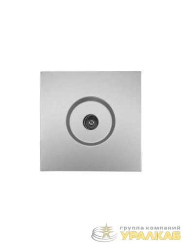 Розетка ТВ оконечная СП ZIMA IP20 сер. матов. LEZARD 704-7488-130 детальная картинка