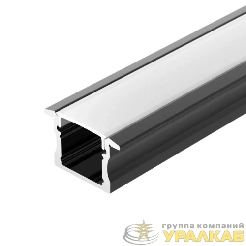 Профиль LINE-2315-F-2000 ANOD BLACK L2000 алюм. Arlight 