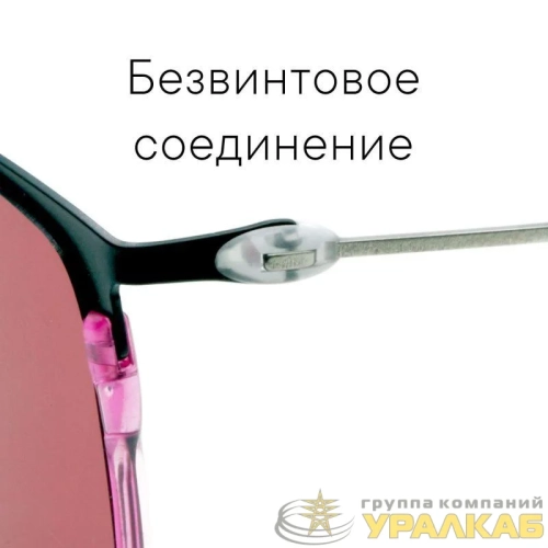 Очки черные солнцезащитные из титана с зел. линзами DKC 