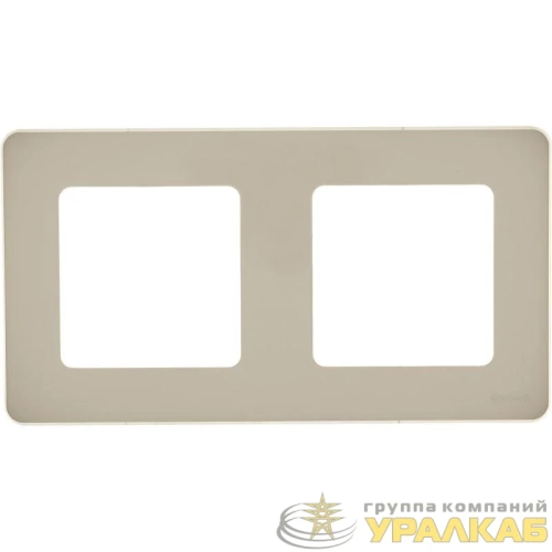 Рамка 2-м Inspiria сл. кость Leg 673941 детальная картинка