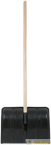 Лопата для уборки снега "Ледо" 495х375х1320мм деревянный черенок; пластик. 68101 детальная картинка