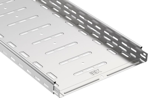 Лоток листовой перфорированный 400х50 L3000 сталь 1мм IEK CLP10-050-400-3 детальная картинка