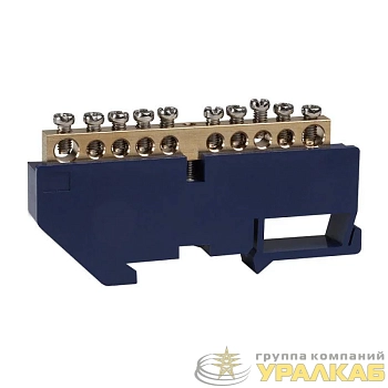 Шина нулевая с изолятором OptiKit BB-D-N-DIN-4-8х12 син. КЭАЗ 277876
