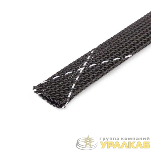 Оплетка кабельная из полиэстера XP-25 черн./бел. (уп.50м) Fortisflex 
