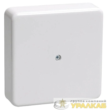 Коробка распаячная ОП 75х75х20 IP40 КМ41212-01 (6 клем. 6кв.мм) бел. IEK UKO10-075-075-020-K01