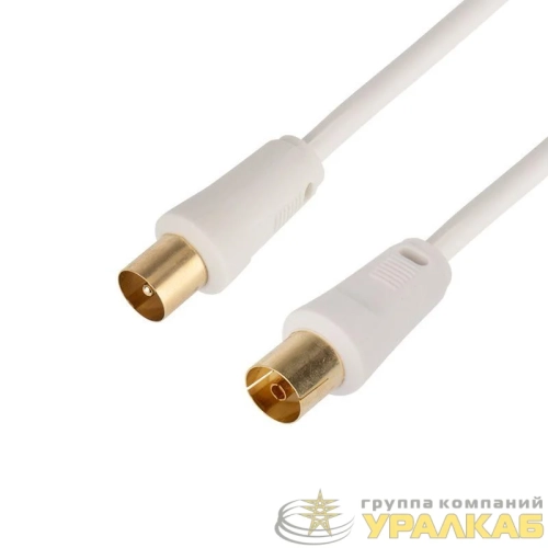 Шнур TV Plug - TV Jack 3м бел. Rexant 18-0004