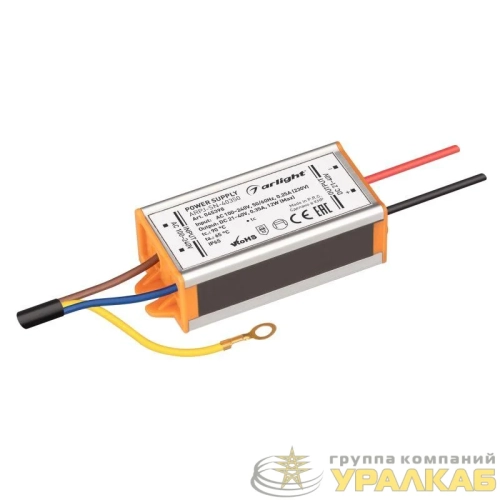 Блок питания ARPJ-SN-40350 (12Вт 21-40В 350мА) IP65 металл Arlight 