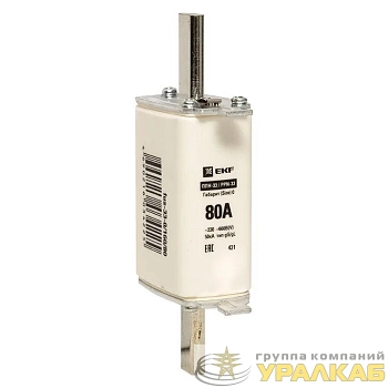 Вставка плавкая ППН-33 160/80А габарит 0 PROxima EKF fus-33-0/160/80