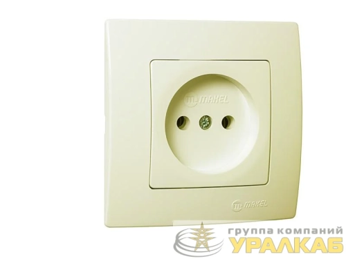 Розетка Lillium без заземл. Makel 