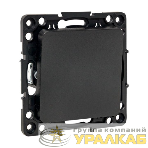 Выключатель 1-кл. Стокгольм 10А винтов. клеммы механизм черн. PROxima EKF EZV10-021-20 детальная картинка