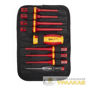 Набор диэлектрических отверток "Профи" НИО-4408 КВТ 