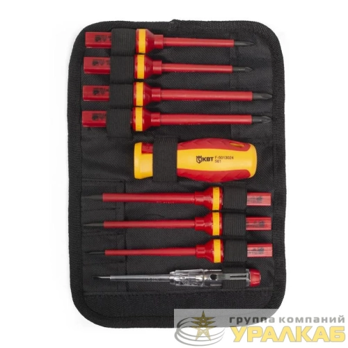 Набор диэлектрических отверток "Профи" НИО-4408 КВТ 
