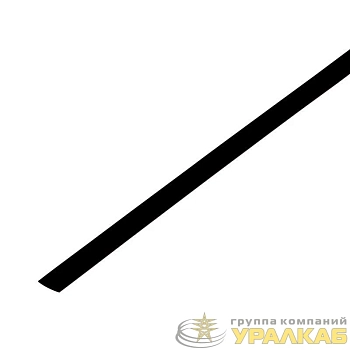 Трубка термоусадочная ТУТ нг 3.5/1.75 черн. 1м Rexant 