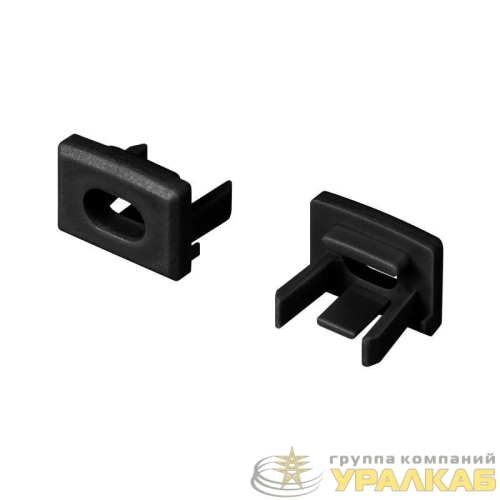 Заглушка PIK-1007 с отверстием пластик (комплект) черн. Arlight 