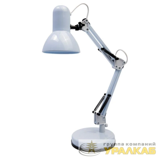 Светильник KD-313 настол. база 230В 60Вт E27 бел. Camelion 