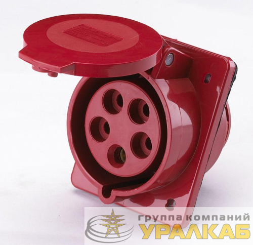 Розетка щитовая СП 425 РЩ-102 32А 3P+PE+N 380В IP44 DEKraft 26055DEK детальная картинка