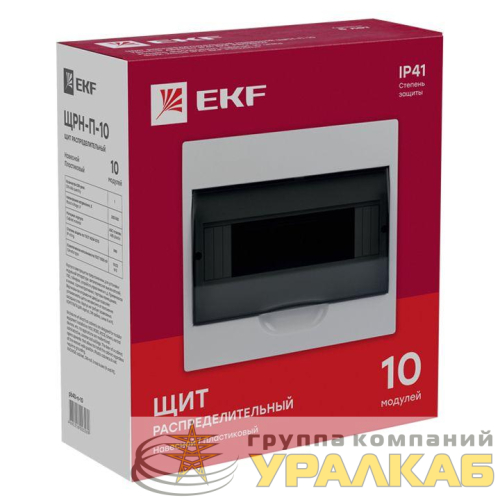 Щит ЩРН-П-10 IP41 EKF pb40-n-10 детальная картинка