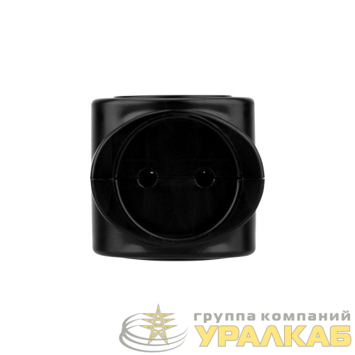 Разветвитель 3-м 6А IP20 220В биметал. черн. Rexant 11-1064-1 детальная картинка