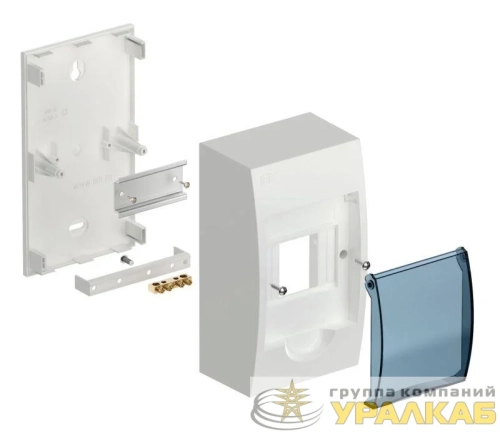 Корпус навесной ЩРН-П-4 Krepta 3 IP41 пластик. бел. IEK 