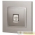 Розетка компьютерная Elegance 14-3107-16 RJ45 титан Эра 