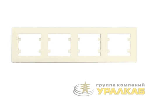 Рамка 4-м Karea RIZZ крем Makel 