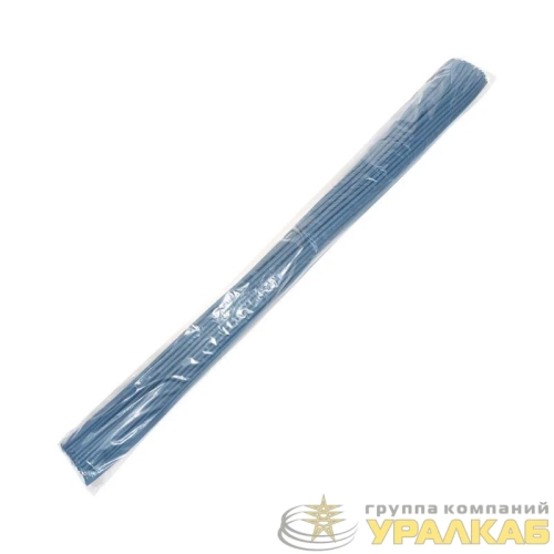 Трубка термоусадочная ТУТ нг 6.0/3.0 син. 1м Rexant 