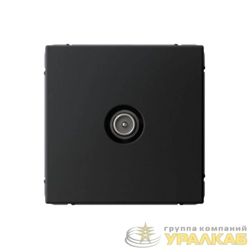 Розетка телевизионная проходная TV ArtGallery 4дБ механизм карбон SE 