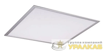 Светильник светодиодный ЛУО-4008-L 36Вт 6500К IP40 595х595 без драйвера тонкая панель серебр. Basic EKF LPS-4008-L-36-6500