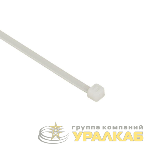 Хомут кабельный 3.6х200 нейл. бел. (уп.100шт) EKF plc-c-3.6x200 детальная картинка