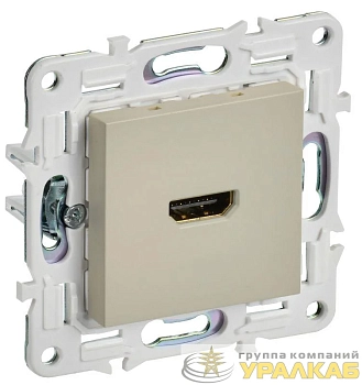 Розетка HDMI SKANDY SK-H01B беж. IEK SK-H10-K10