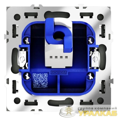 Розетка компьютерная 1-м СП S70 RJ45 кат.6 механизм титан Voltum 