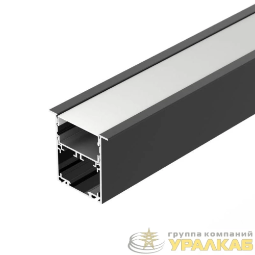Профиль SL-LINIA52-3L-F-2000 ANOD BLACK L2000 алюм. Arlight 