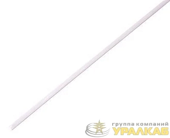 Трубка термоусадочная ТУТ нг 2.0/1.0 бел. 1м Rexant 