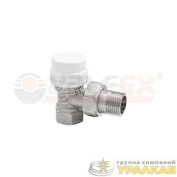 Клапан термостатический для радиатора угловой 1/2дюйм с доп. уплотнением (80/10) K VALFEX 