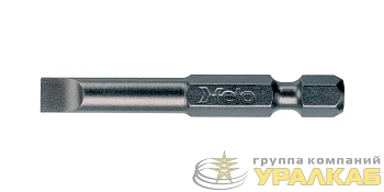 Бита плоская шлицевая Industrial E6.3 SL10.0х1.6 (уп.10шт) FELO 03010510