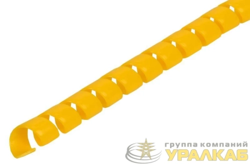 Спираль монтажная СП-12 желт. (уп.2м) IEK 