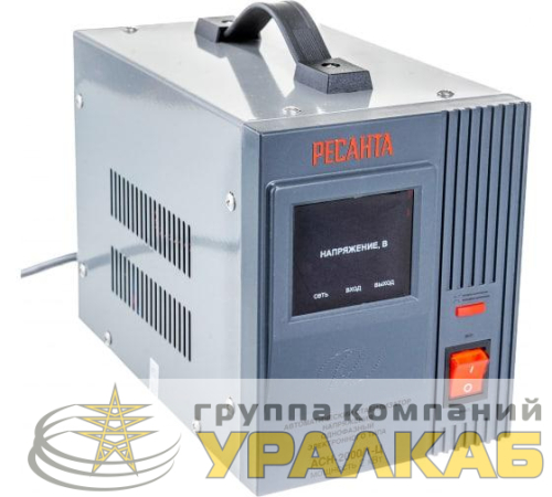 Стабилизатор напряжения АСН-2000/1-Ц 1ф 2кВт IP20 релейный Ресанта 63/6/4