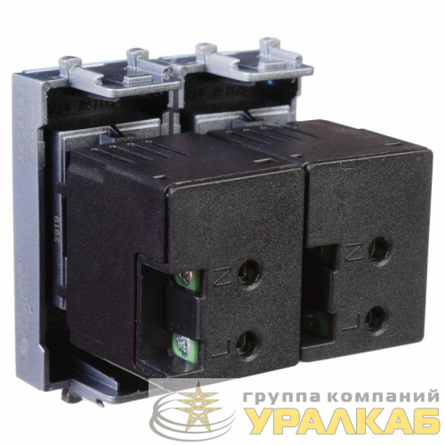 Устройство зарядное USB модульное 2мод. Avanti "Закаленная сталь" DKC 