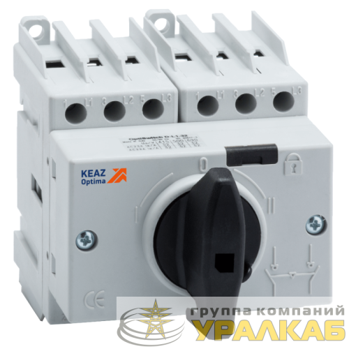 Выключатель-разъединитель реверсивный OptiSwitch DI-63-3C КЭАЗ 