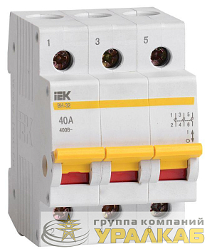 Выключатель нагрузки ВН-32 40А/3П IEK MNV10-3-040